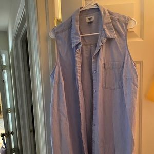Dress light blue button up
